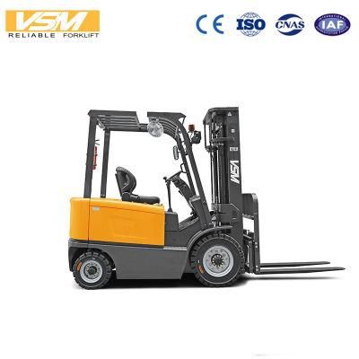 Vsm 2500kg 2.5 Ton Electric Forklift with Battery Charger