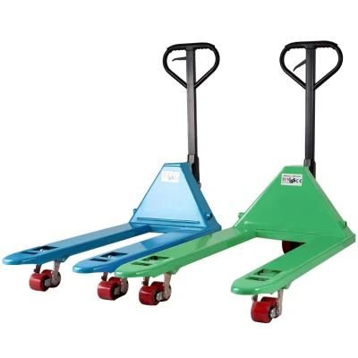 PU Wheel Hydraulic Lift Truck Manual Pallet Jack with CE