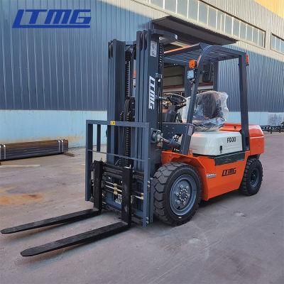 1 Ton Powered Chinese Diesel 3tons Forklift Truck with Side Shifter Factory