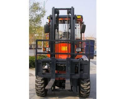 3000kg Rough Terrian /off Road Forklift with Cabin