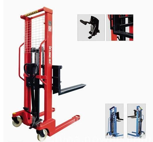 4400lb U Steel Hydraulic Manual Pallet Stacker Hand Pallet Truck