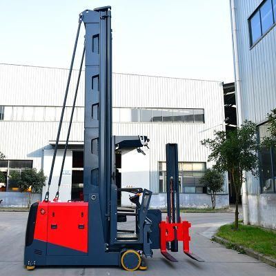 Mima 1.6 Ton 12m Man up Turret Truck Vna Forklift for Narrow Aisle