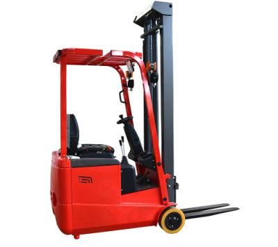 3 Wheels 1000kg Mini Electric Forklift with 4.5m Duplex Mast