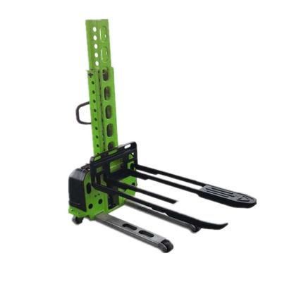 Work Visa Ce&ISO New Arrival 500kg Battery Operated Electric Self Loading Forklift