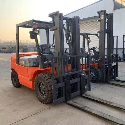 Factory Supply CE 1ton to 10ton CPC50 Hydraulic Diesel Forklift Lifting Truck