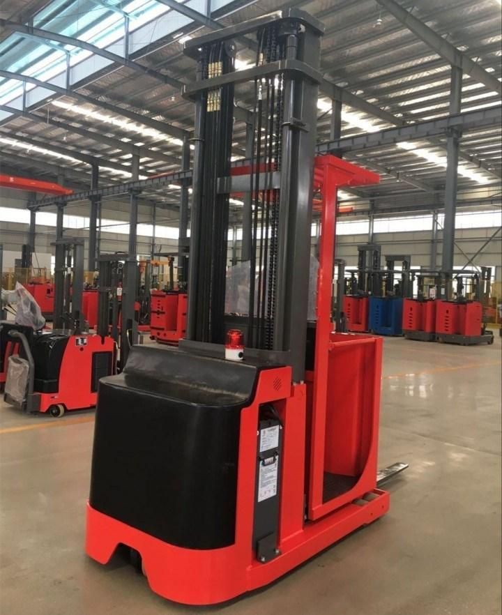 1000kg 4.5m Full Electric Order Picker with Adjustable Lifting Platform Orderpicker Truck in Very Narrow Aisle