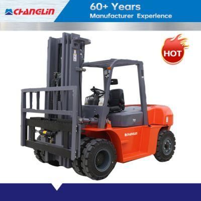 Changlin Cpcd70 Storage Equipment Made in China 7t Diesel Forklift Truck