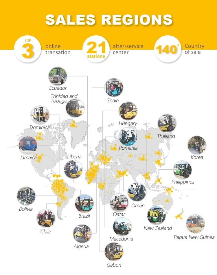 Ltmg 3ton 5 Ton 6 Ton Dual Fuel LPG Forklift with Japanese Engine
