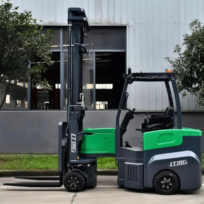 Seated Type New Electric Forklift Very Narrow Aisle Turret Truck