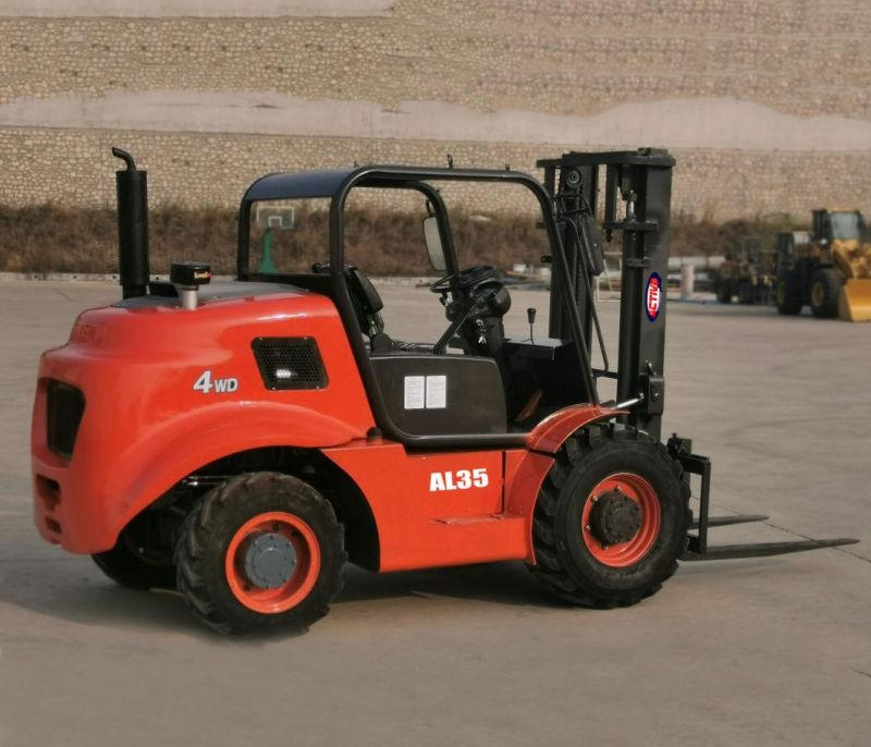 ACTIVE Brand AL35 3.5ton 2-Wheel Drive Rough Terrain Forklift for Sale