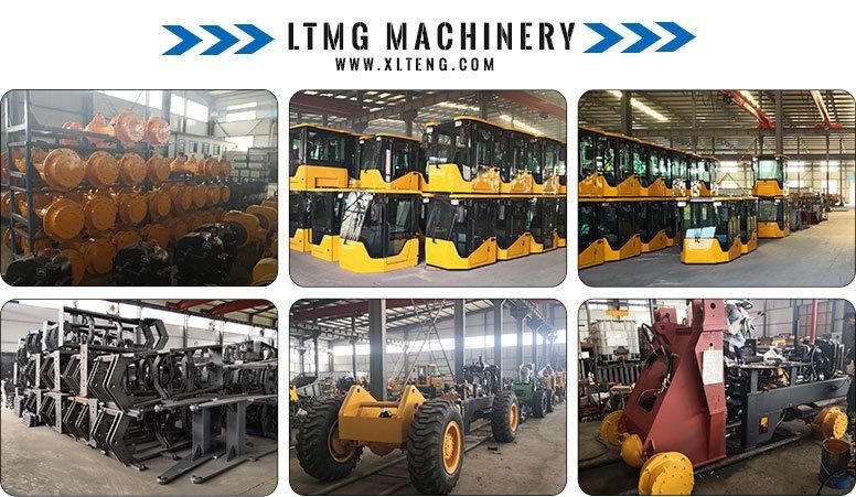 Ltmg 3ton 3.5ton 4ton 5ton 6ton 7ton 10ton 12ton 15ton 20ton Rough Terrain Forklift with Closed Cabin, AC and OPS Seat All Terrain Forklift for Sale