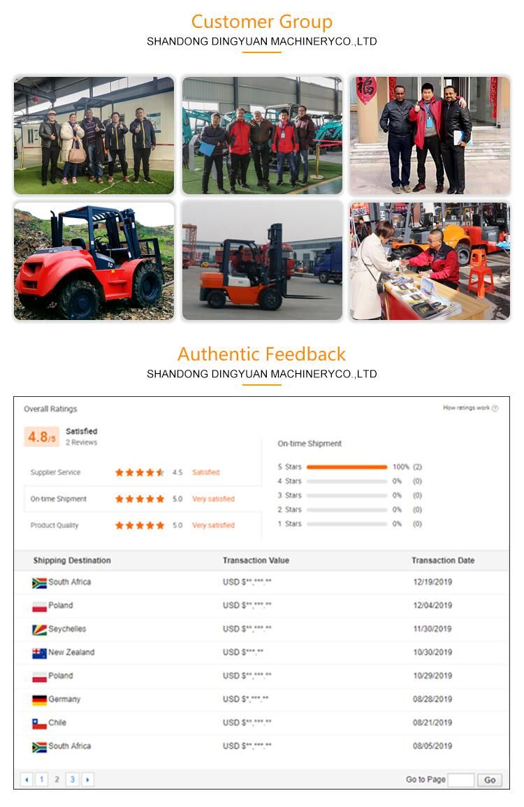 Hot Sale 5 Ton Diesel Forklift Machine for Sale with Attachments Mini Forklift Small Diesel Forklift
