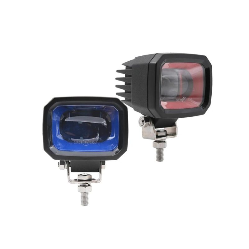 7303s Lens Red and blue Line Lamp LED Area Forklift Warning Light Safety Light