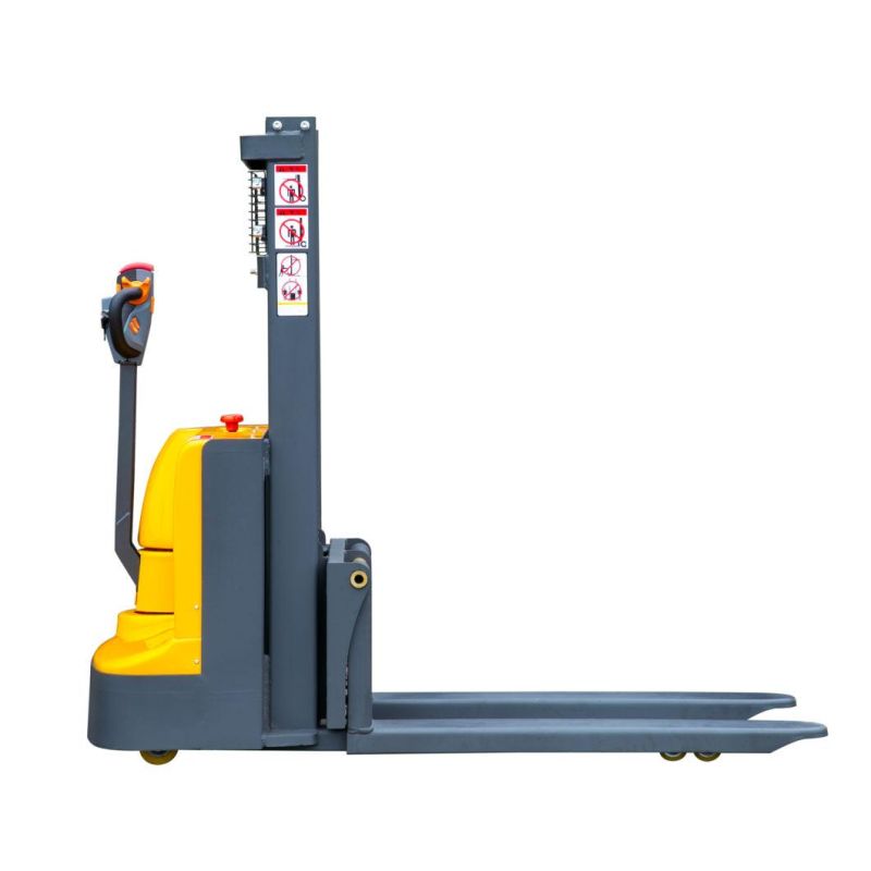 1.0ton 1.5ton Walking Electric Pallet Lift Stacker Forklift