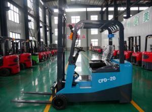Three Meters High Battery Forklift Truck at Low Price