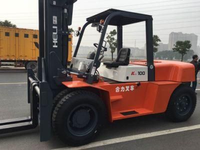 China Top Brand Heli Cpcd80 8 Ton Diesel Container Fork Lift Truck Forklift with Side Shifter