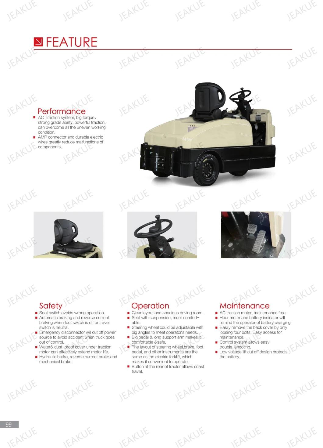 6 T 6000 Kg Seated Electric Tow Tractor