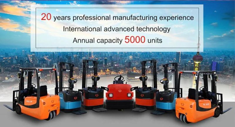 Gp High Quality and Hot Sale Semi-Electric Stacker with 1000kg Load Capacity (TA10T)