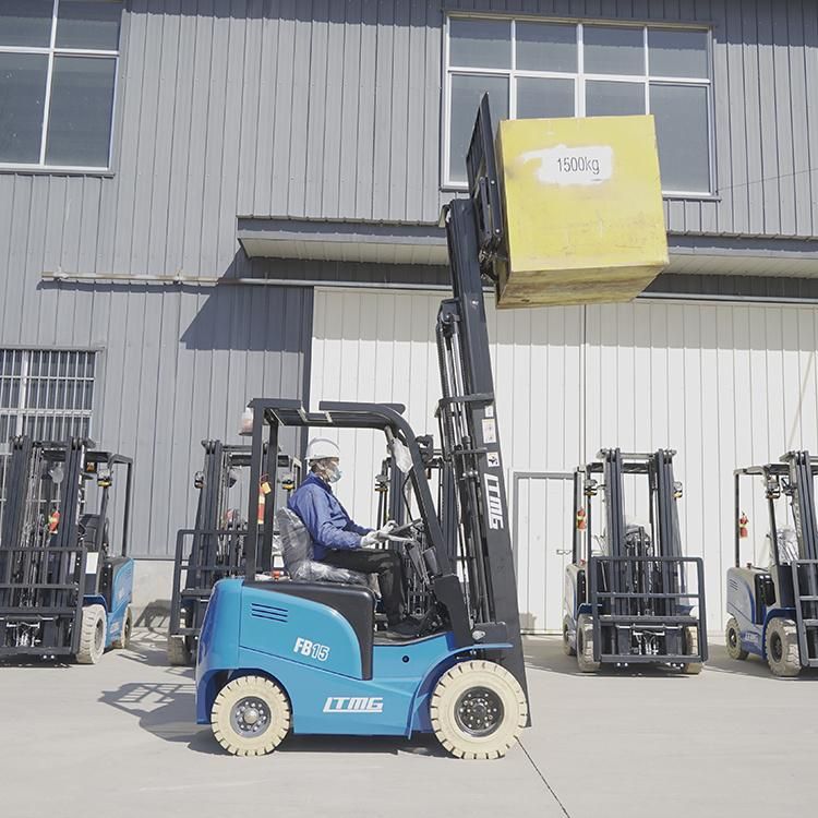 Ltmg 1.5 Ton Mini AC Motor Electric Battery Forklift for Sale