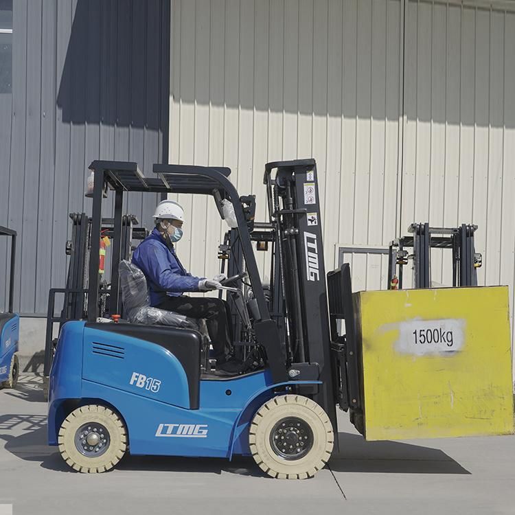 Ltmg 1.5 Ton Mini AC Motor Electric Battery Forklift for Sale