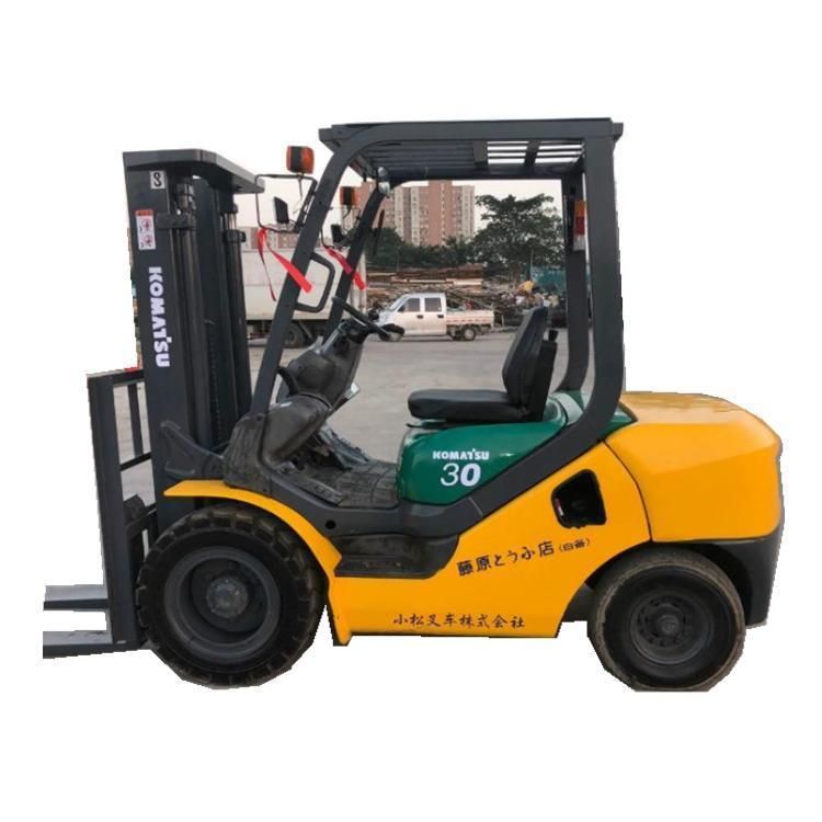 Factory Cargo Handling Industrial Vehicles Used Forklifts 3 Tons Komatsu Forklifts