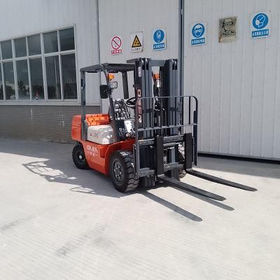 China Forklift High Quality Load Capacity 3ton 3.5ton Lift Height 3m 4m, 4.5m, 5m Diesel Forklift Truck
