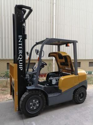 Mini Counterbalanced 2500 Kg Diesel Forklift with Electronic Automatic Transmission