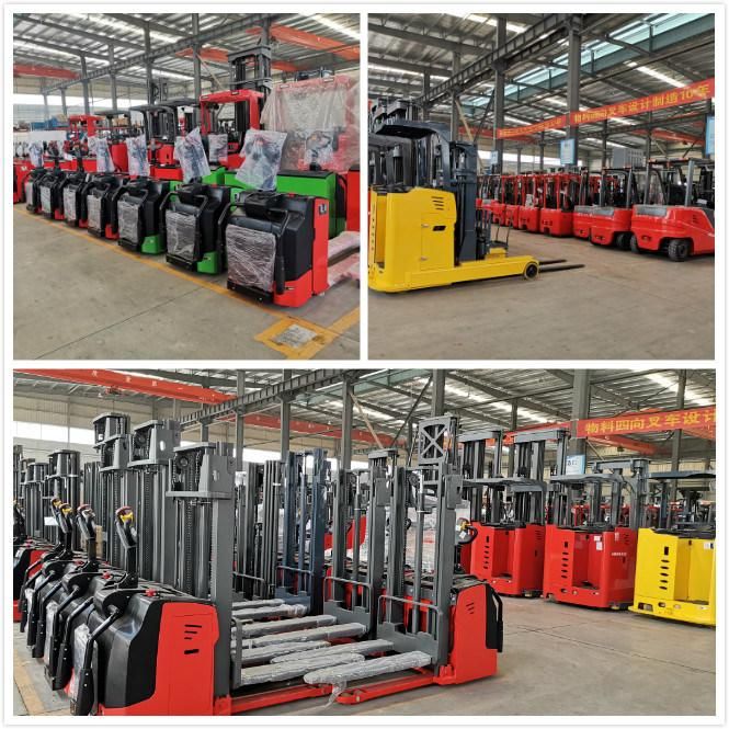 China Supplier 2000kg Full Electric Stacking Pallet Truck Stacker