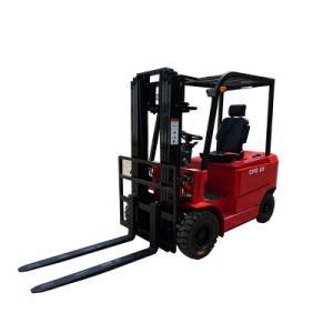 Triplex Free Lifting Mast Electric Forklift 1500kg 4500mm