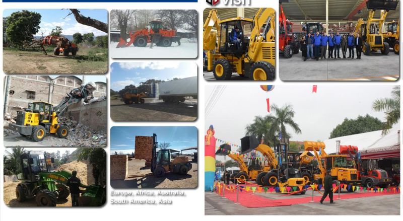 CE Approved 4WD 3.5ton Rough Terrain Forklift for Sale