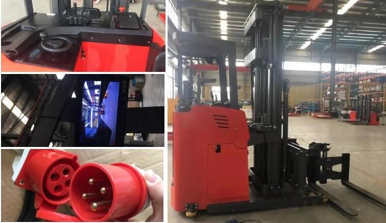 Vna Forklift Truck 1.0t Tri-Lateral Stacker with 4500mm Height