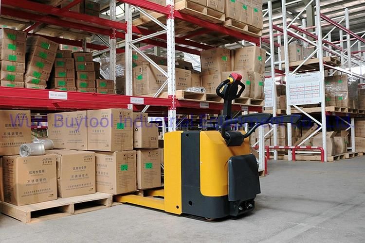 2000kg Battery Powered All Electric Pallet Truck Warehouse Equipment