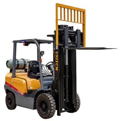 Top Brand Hifoune 3000mm Lifting Height 3 Ton 3.5 Ton LPG Gas Forklift Truck