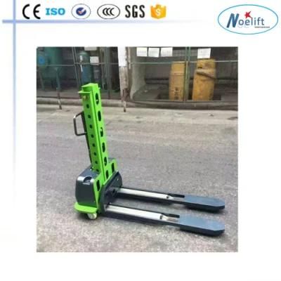 500kg Self Loading and Unloading Lift Semi Electric Stacker Mini Stacker for Work