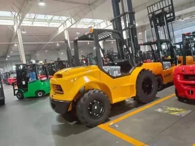 China Hc Hangcha Forklift 5t Diesel Rough Terrian Forklfit