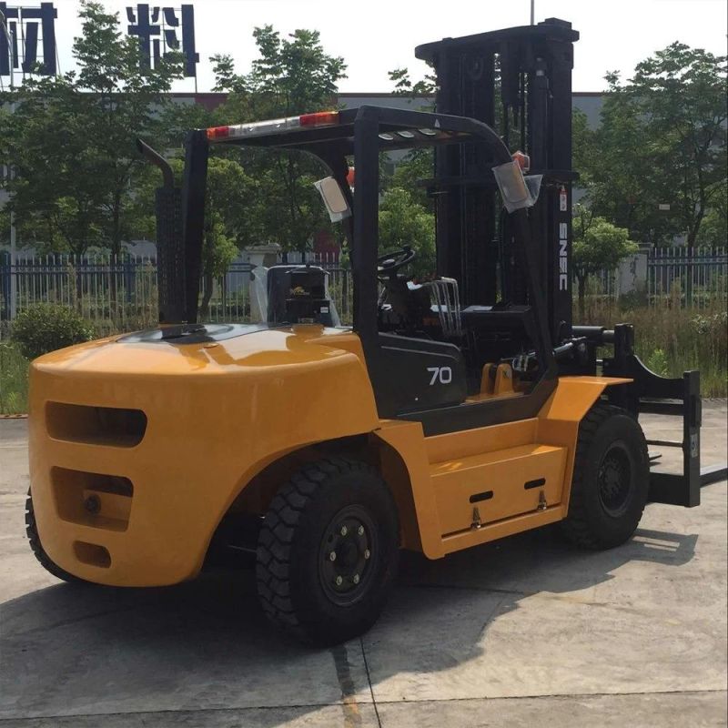 Japan Engine 6m Lifting Height 7 Ton Diesel Dual Fuel Gas Petrol Forklift