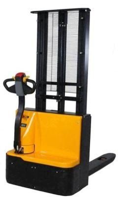 Hot Sale 1000 Kg Electric Pallet Stacker Economic Automatic Walking Type Stacker Jack