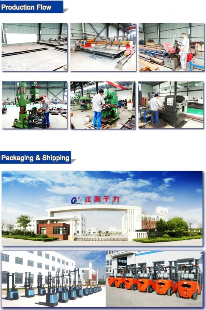 China Eco-Friendly 1.5 Ton Electric Forklift with Lower Price Proveedor (CPD20)
