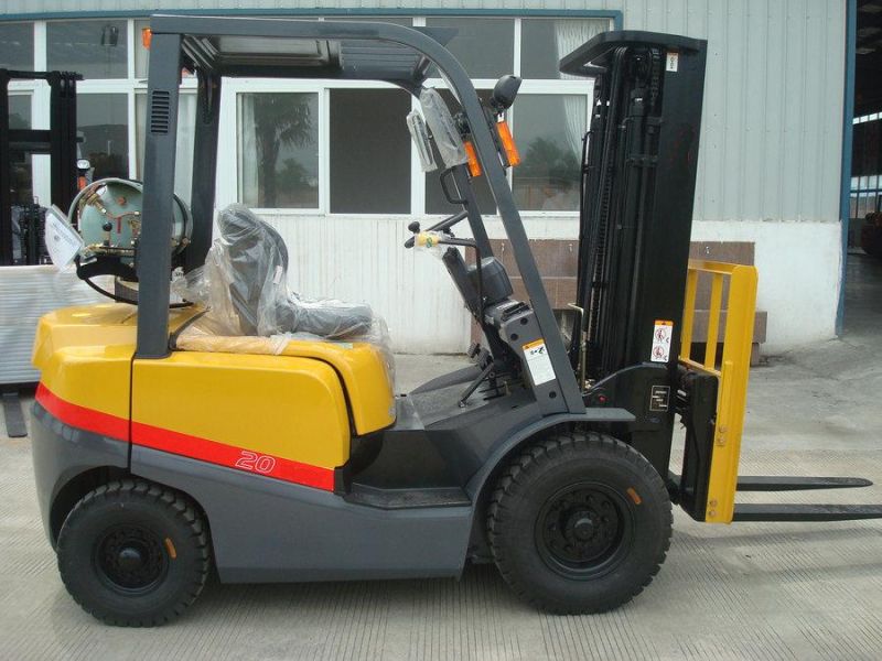 4 Ton Double Fuel LPG Forklift with Attachments