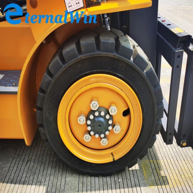 3 Ton 3000kg Triple Mast off-Road Diesel Rough Terrain Forklift 4X4 for Dock/Warehouse/Port