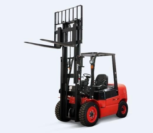 Engineering Machine Forklift Truck 3000kg 3500kg 4000kg 5000kg Max Lifting 3000mm Diesel Type