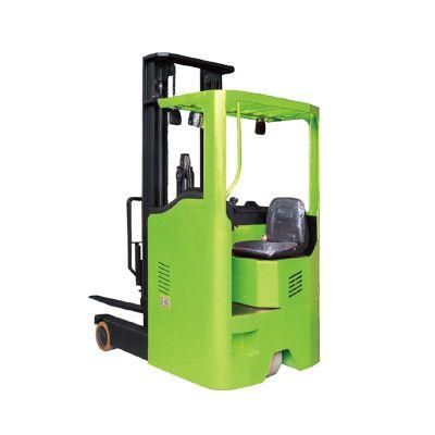 1.5ton 1500kg 1.5t Seated Electric Reach Stacker Truck Battery Stacker 1.6m 2m 2.5m 3m 3.5m 4m 4.5m 5m 5.5m 6m 6.5m 7m 12m Mast with CE ISO