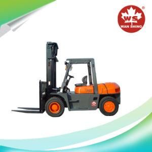7000kg/7t Diesel Forklift Truck with Chinese or Japan 6bg1 Engine