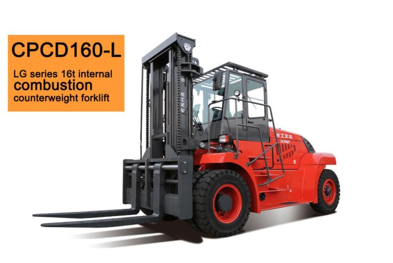 Hot Sale 16 Ton Diesel Forklift with Turbocharging and High Power