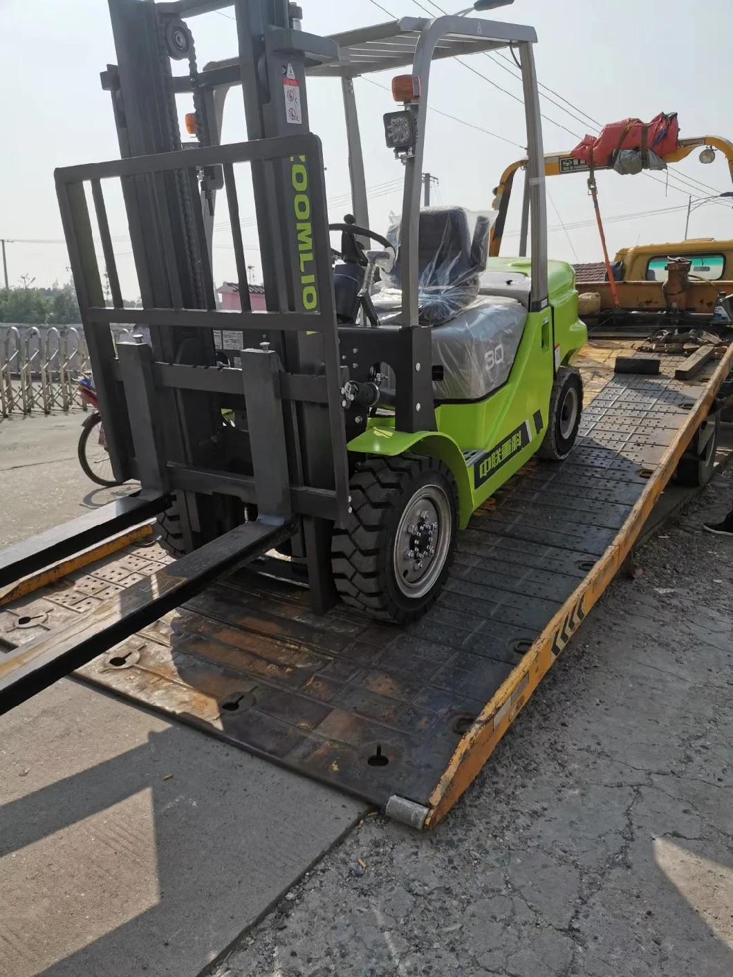 3.5 Ton Hot Sale Model Zoomlion Fd35z Mini Diesel Forklift with Side Shift and Triple 4.5 Meters Mast in Stock
