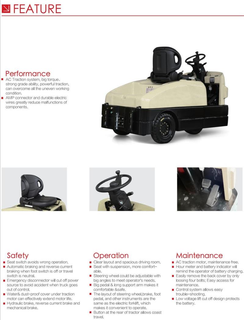 Latest Products in 2022 3t Seated Electric Tractor