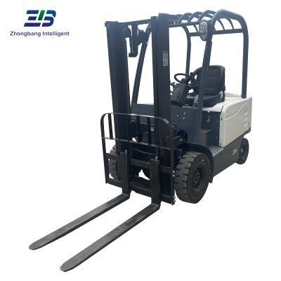 Lead-Acid Battery 2ton Solid Tyre Electric Forklift Truck with Customizable Lifting Height