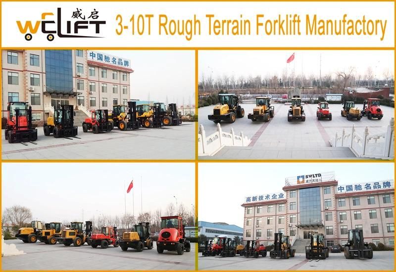 Welift 3-10t Rough Terrain Forklift Manufactory