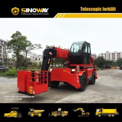 Sinoway Small Mini Telehandler with Platform and Fork