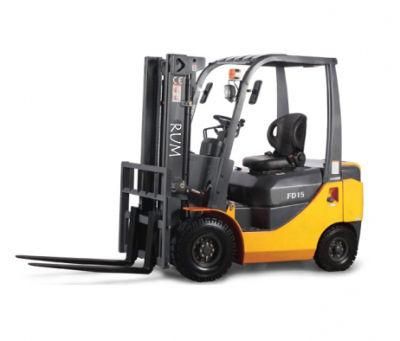 Diesel manual Forklift Truck 1500kg/2000kg with Paper Roll Clamp, Bale Clamp